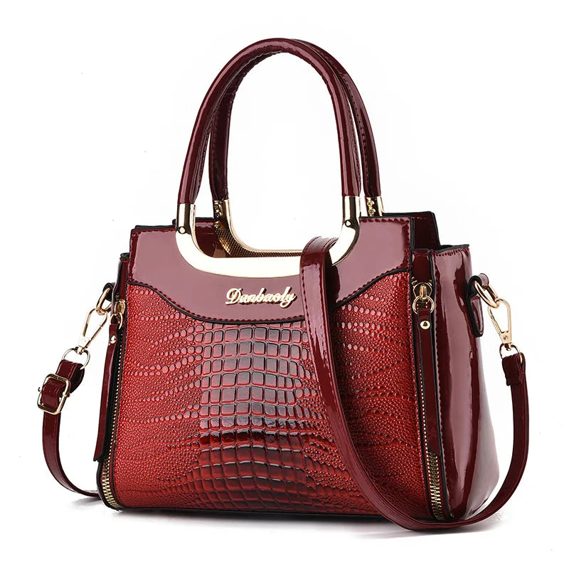 Women Bags Designer Luxury Patent Leather