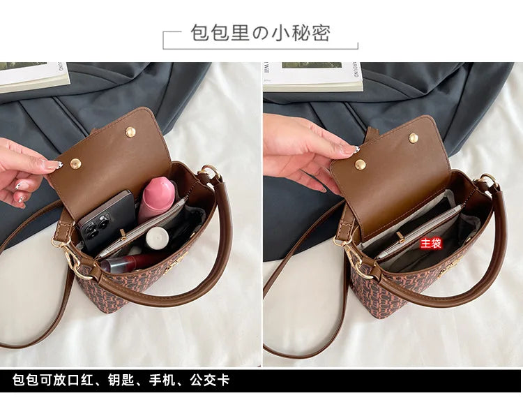 Handheld Bucket Bag For Women Shoulder