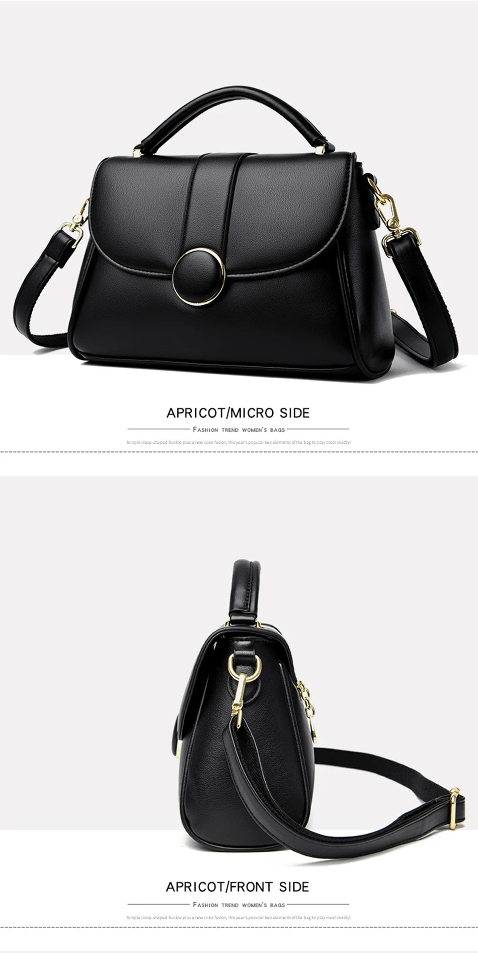 Fashion Solid Color  Women Crossbody Luxury