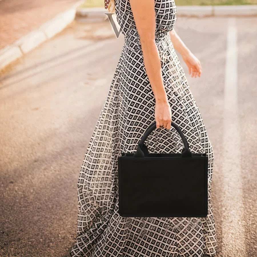 Handbag - Thick and sturdy three-dimensional canvas bag