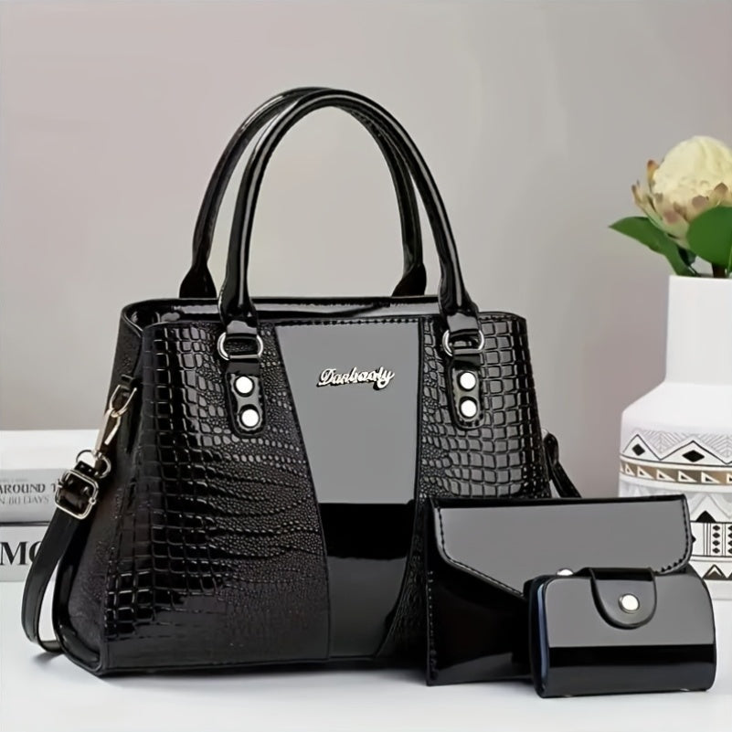 3pcs, Classic Large Capacity Mom Bag